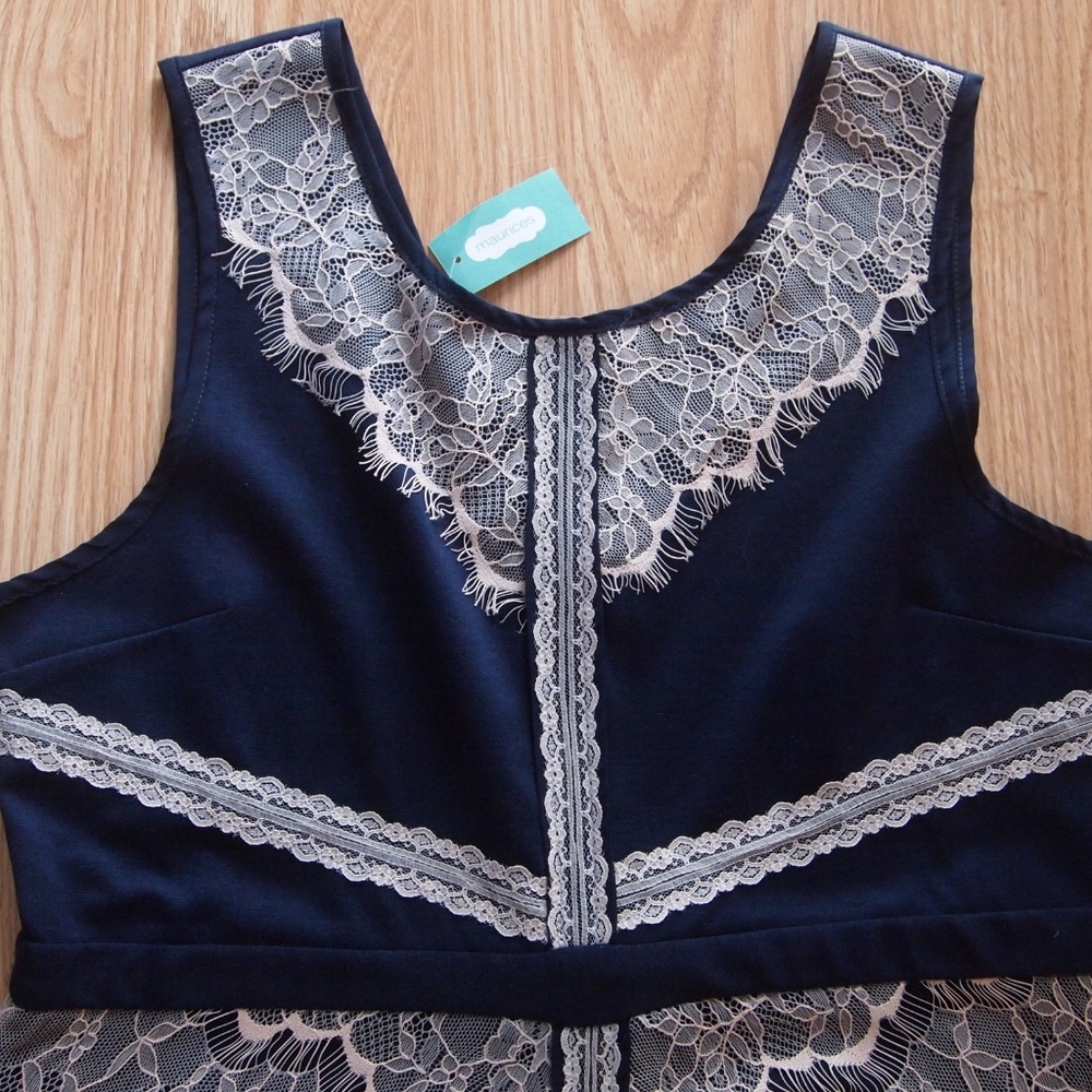 Maurices Sheath Dress with Lace Overlay - Picture 3 of 6